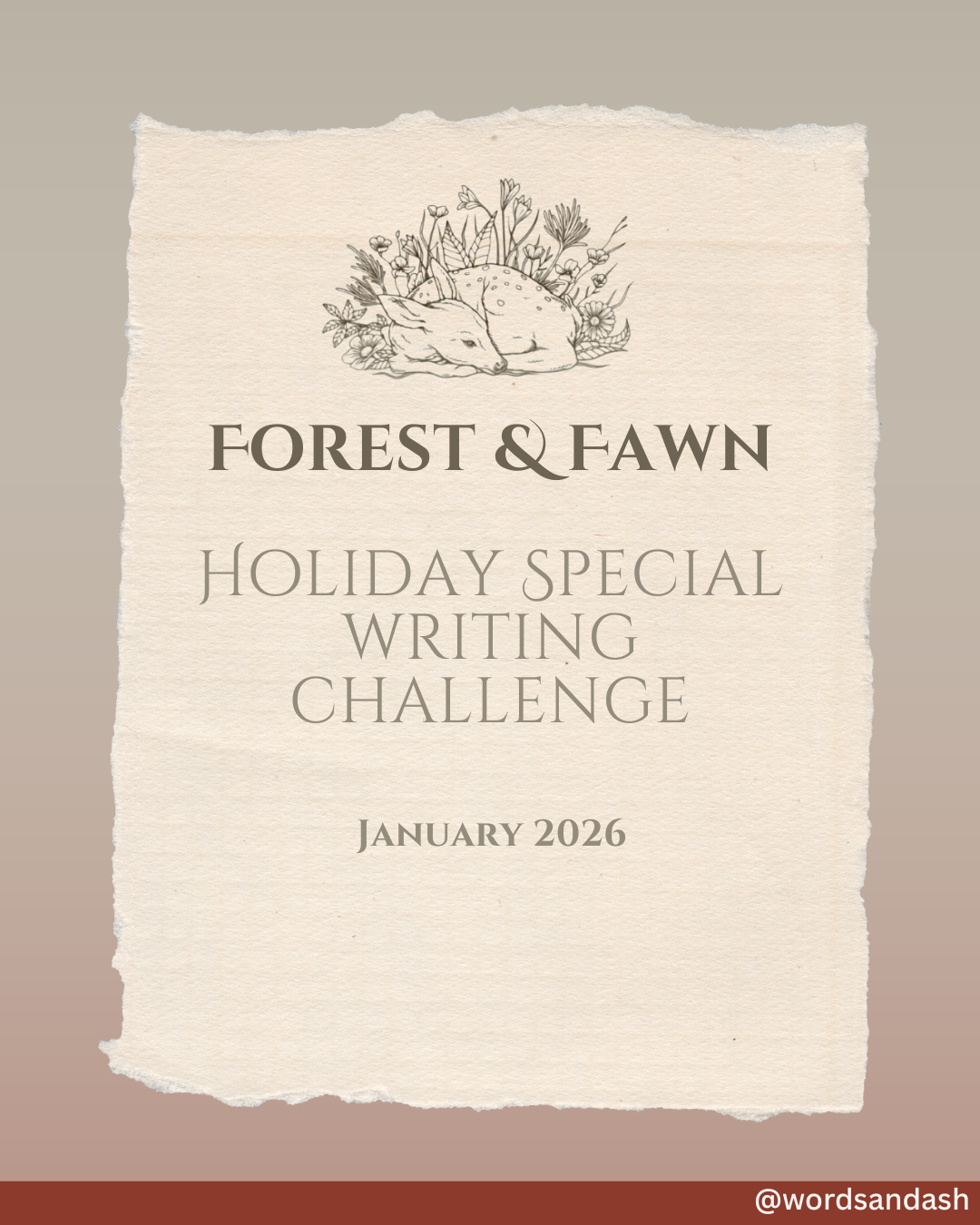 Forest & Fawn’s Holiday Special Writing Challenge